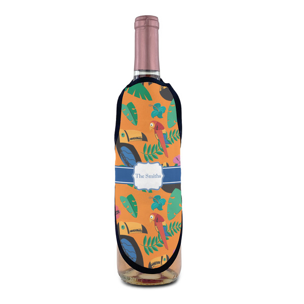 Toucans Wine Bottle Apron - IN CONTEXT
