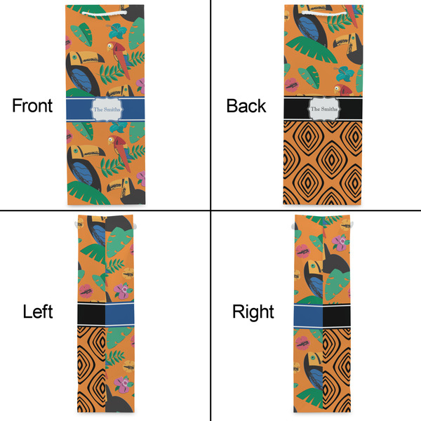 Toucans Wine Gift Bag - Matte - Approval