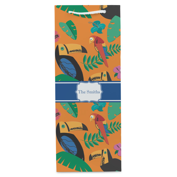 Toucans Wine Gift Bag - Matte - Front