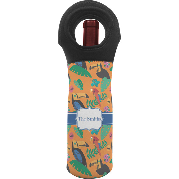 Custom Toucans Wine Tote Bag (Personalized)