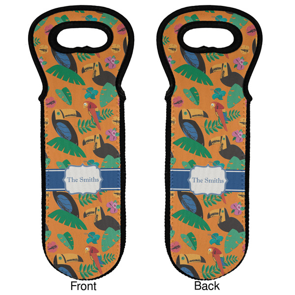 Toucans Wine Tote Front & Back