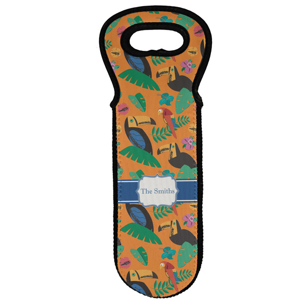 Custom Toucans Wine Tote Bag (Personalized)