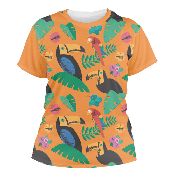 Custom Toucans Women's Crew T-Shirt - 2X Large