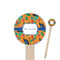 Toucans Wooden 6" Food Pick - Round - Closeup