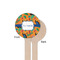 Toucans Wooden 6" Stir Stick - Round - Single Sided - Front & Back