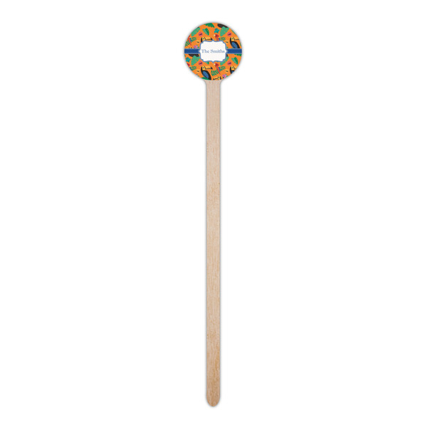 Toucans Wooden 6" Stir Stick - Round - Single Stick
