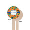 Toucans Wooden 7.5" Stir Stick - Round - Single Sided - Front & Back