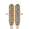 Toucans Wooden Food Pick - Paddle - Double Sided - Front & Back