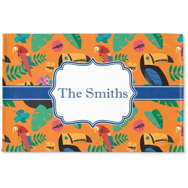 Custom Toucans Woven Mat (Personalized)