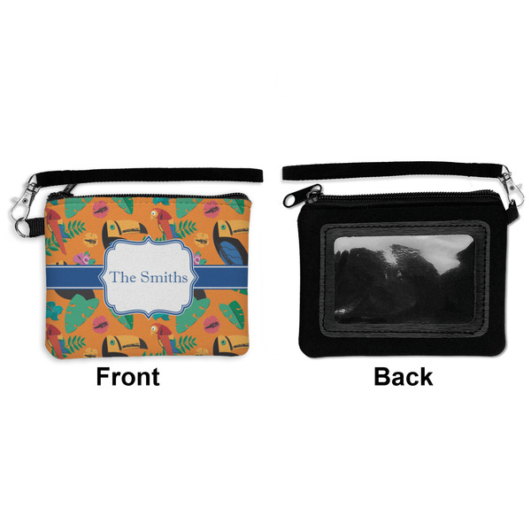 Toucans Wristlet ID Cases - Front & Back