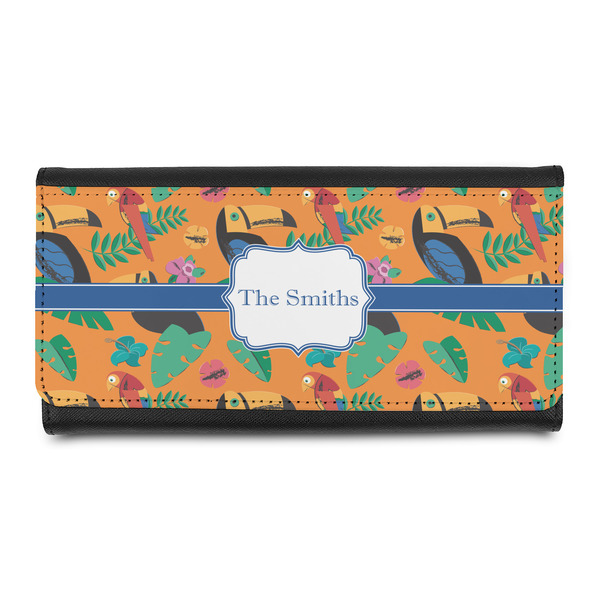 Custom Toucans Leatherette Ladies Wallet (Personalized)