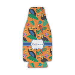 Toucans Zipper Bottle Cooler (Personalized)