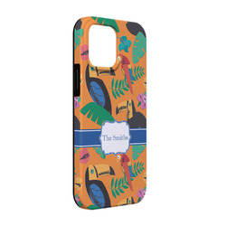 Toucans iPhone Case - Rubber Lined - iPhone 13 Pro (Personalized)