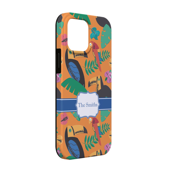 Custom Toucans iPhone Case - Rubber Lined - iPhone 13 Pro (Personalized)