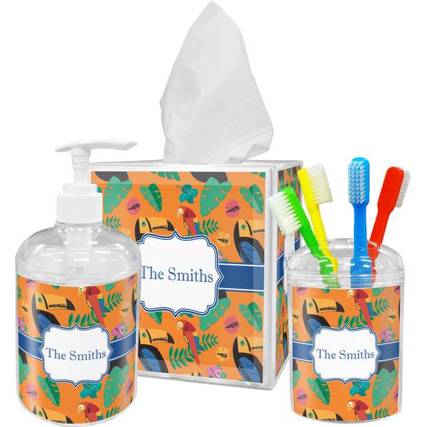 Tucans Bathroom Accessories Set (Personalized)