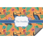 Toucans Indoor / Outdoor Rug - 6'x8' w/ Name or Text