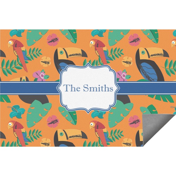 Custom Toucans Indoor / Outdoor Rug - 2'x3' (Personalized)