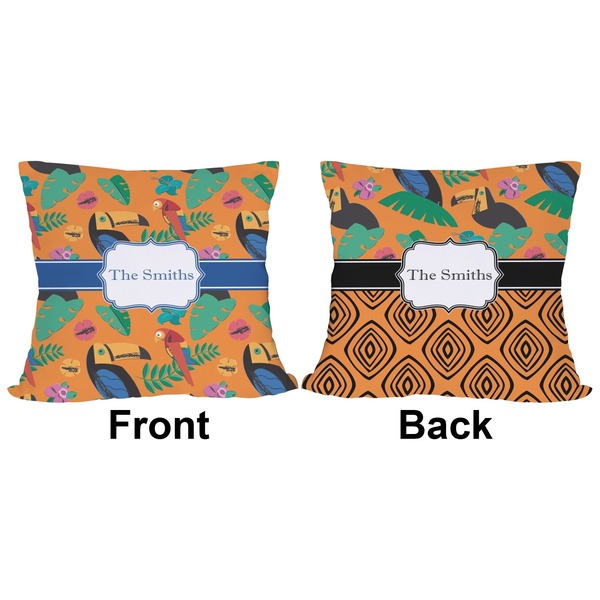 Tucans Outdoor Pillow - 20x20