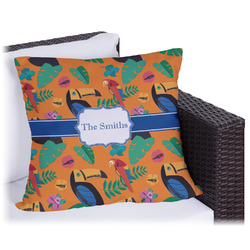 Toucans Outdoor Pillow - 18" (Personalized)