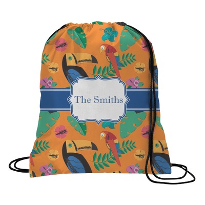 Toucans Drawstring Backpack (Personalized)
