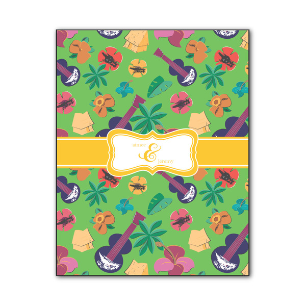 Custom Luau Party Wood Print - 11x14 (Personalized)