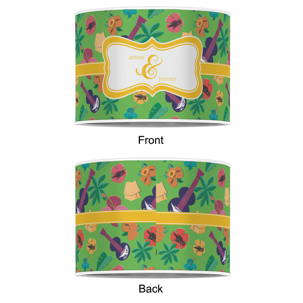 Luau Party 12" Drum Lampshade - APPROVAL (Poly Film)