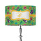 Luau Party 12" Drum Lampshade - ON STAND (Fabric)