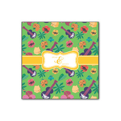 Luau Party Wood Print - 12x12 (Personalized)