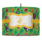 Luau Party 16" Drum Pendant Lamp - Fabric (Personalized)