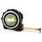 Luau Party 16 Foot Black & Silver Tape Measures - Front