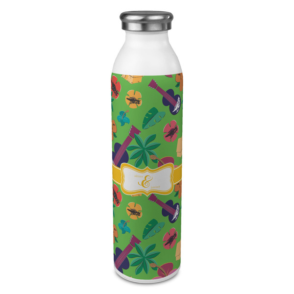 Custom Luau Party 20oz Stainless Steel Water Bottle - Full Print (Personalized)