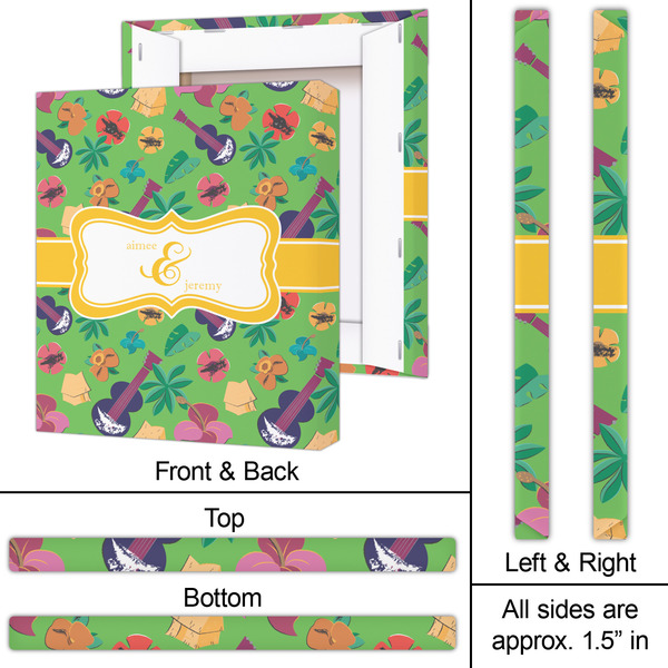 Luau Party 20x24 - Canvas Print - Approval