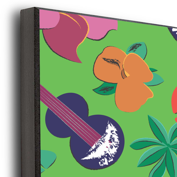 Luau Party 20x24 Wood Print - Closeup