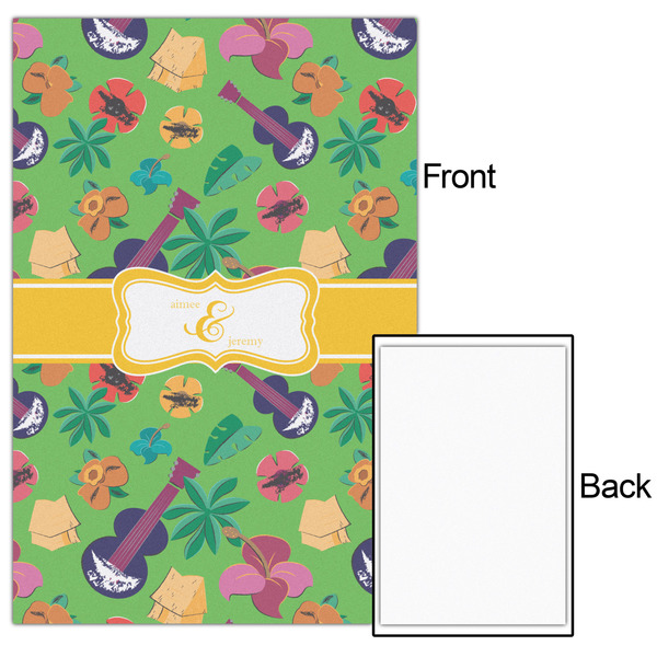 Luau Party 20x30 - Matte Poster - Front & Back