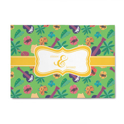 Luau Party 4' x 6' Indoor Area Rug (Personalized)