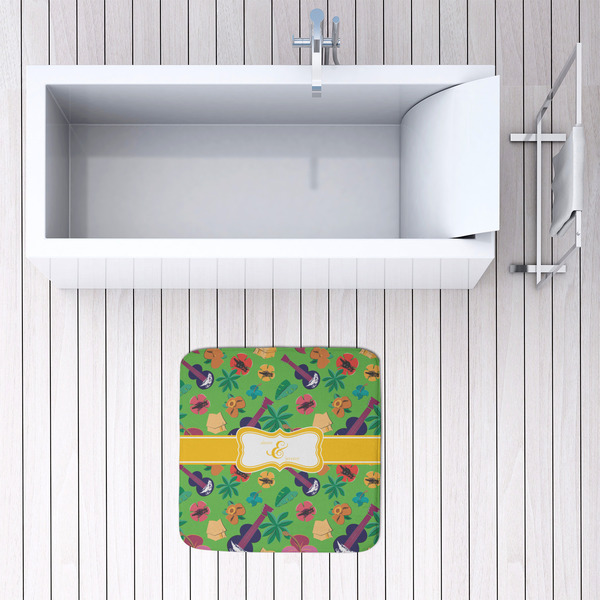 Luau Party 48x48 Foam Memory Mat - LIFESTYLE