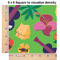 Luau Party 6x6 Swatch of Fabric