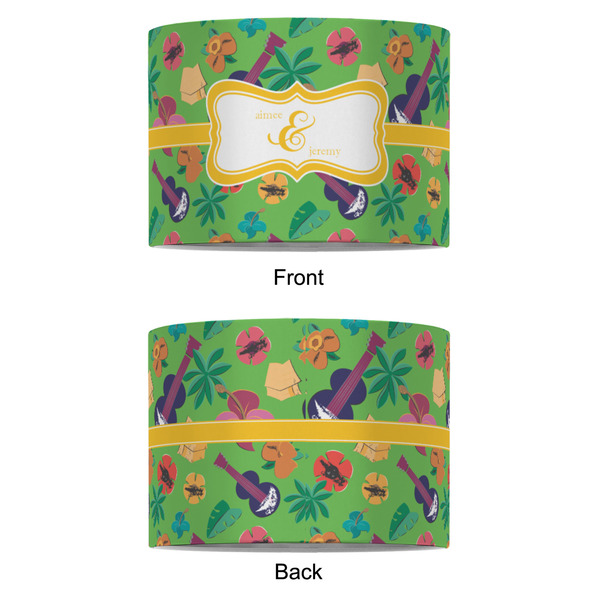 Luau Party 8" Drum Lampshade - APPROVAL (Fabric)