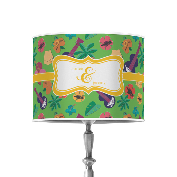 Custom Luau Party 8" Drum Lamp Shade - Poly-film (Personalized)