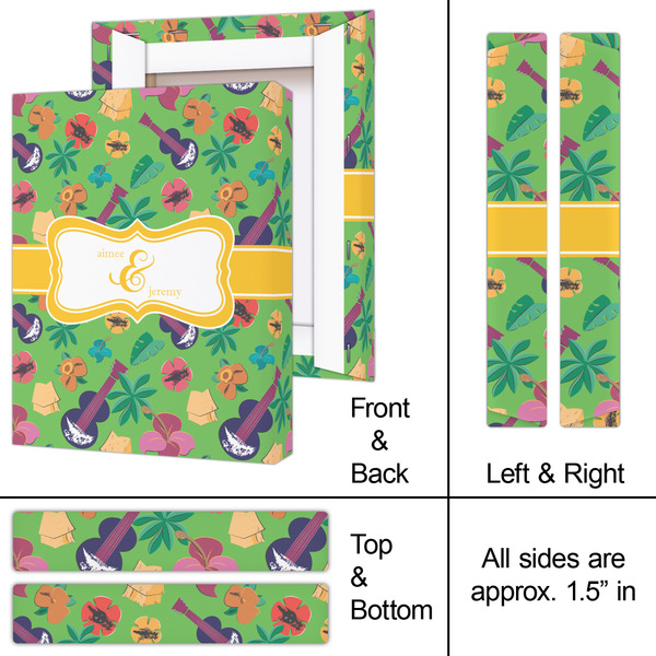 Luau Party 8x10 - Canvas Print - Approval