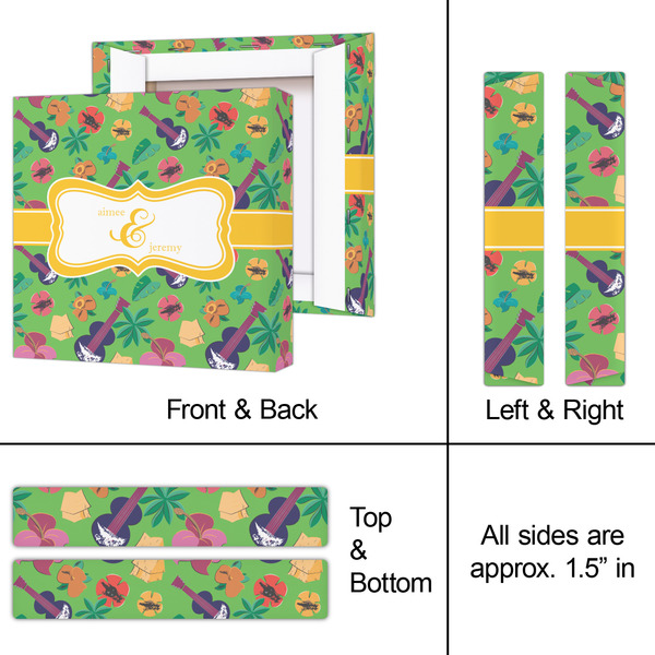 Luau Party 8x8 - Canvas Print - Approval