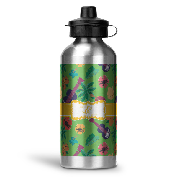 Custom Luau Party Water Bottle - Aluminum - 20 oz (Personalized)