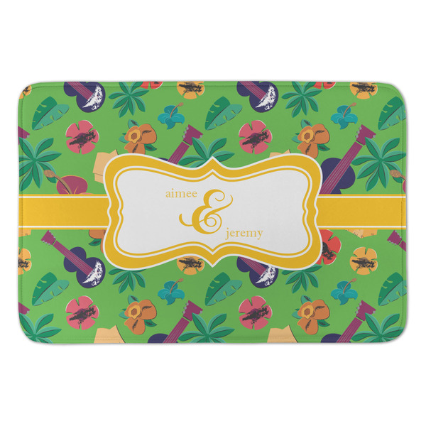Custom Luau Party Anti-Fatigue Kitchen Mat (Personalized)