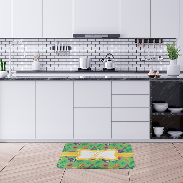 Luau Party Anti-Fatigue Kitchen Mats - LIFESTYLE