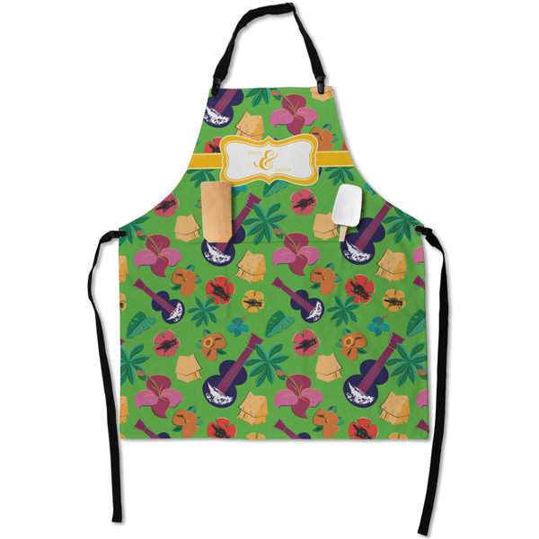Luau Party Apron - Flat with Props (MAIN)