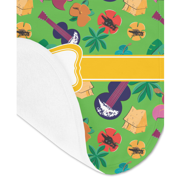 Luau Party Baby Bib - AFT detail