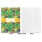 Luau Party Baby Blanket (Single Side - Printed Front, White Back)