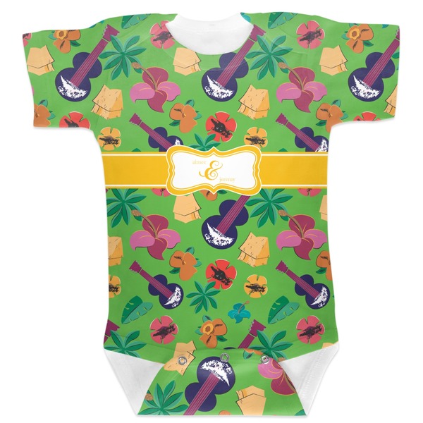 Custom Luau Party Baby Bodysuit 3-6 (Personalized)