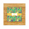Luau Party Bamboo Trivet with 6" Tile - FRONT