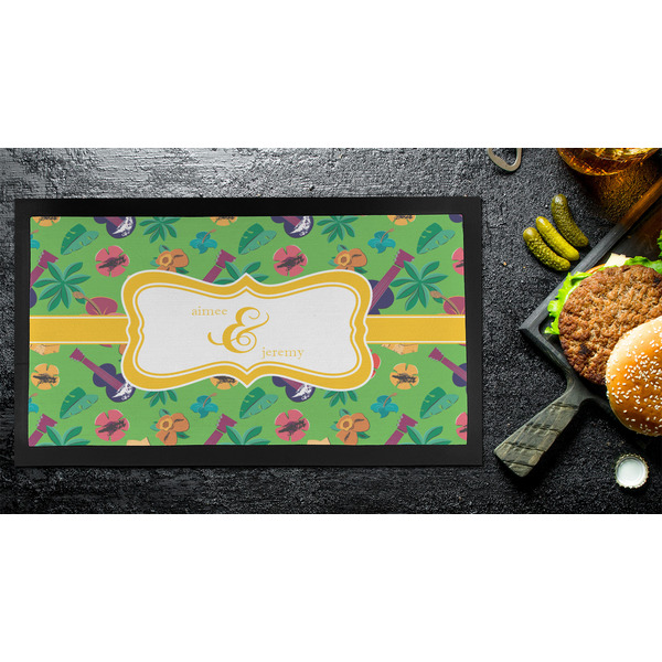 Luau Party Bar Mat - Small - LIFESTYLE